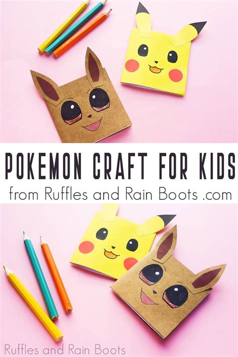 These 22 diy pokemon crafts will rule the weekend, just pick one and. Pokemon Notebooks are the Perfect Pokemon DIY | Pokemon diy, Pokemon craft, Pokemon party bags