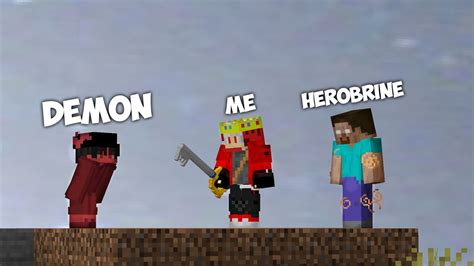 Meeting A New Friend In Herobrine Minecraft World Evil Herobrine Part 4 Youtube