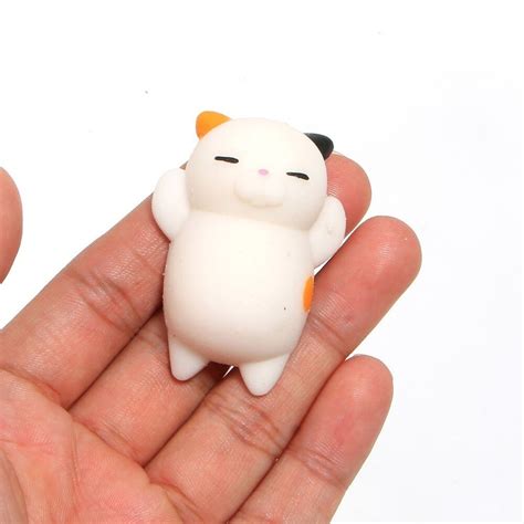 Japan Lazy Cat Mochi Squeeze Toy Mini Squishy Kawaii Decompress Squishy