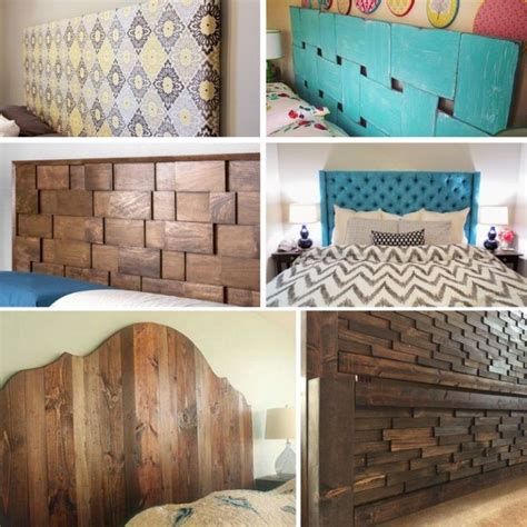 One way to up the coziness factor of your bed and make a visual statement in your room is to add an upholstered headboard. 105 Easy DIY Headboards You Can Build on a Budget | Diy king size headboard, King size headboard ...