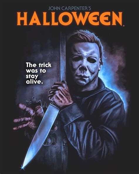 Classic Horror Movie Poster John Carpenters Halloween 1978