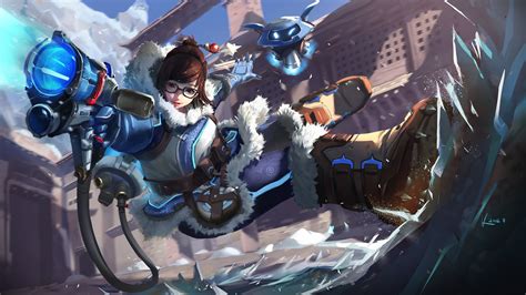Overwatch Mei Wallpapers And Backgrounds 4k Hd Dual Screen