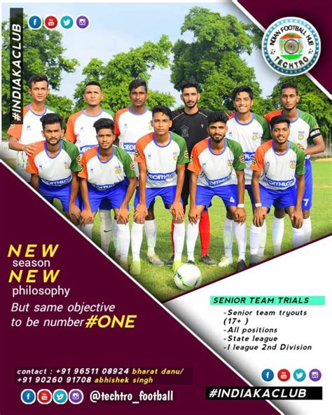 Techtro Football Senior Team Trials Lucknow Spotik Sports