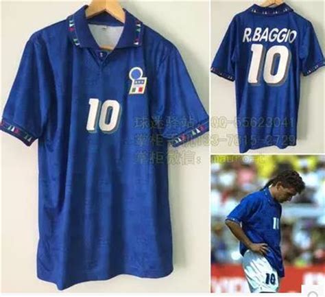 Old, original football shirts from the 1994 fifa world cup the tournament was held in nine cities across the united states from 17 june to 17 july. 1994 World Cup Italy blue Prince Baggio Jersey 94 Baggio shirt-in Soccer Jerseys from Sports ...