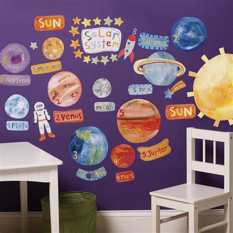 Solar System Interactive Wall Decal Solar System Wall Decal