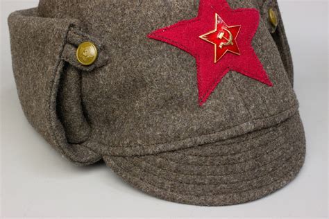 Russian Soviet Budenovka Winter Wool Hat Ussr Rkka Red Army Etsy