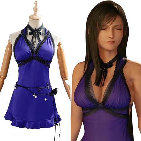 Tifa Lockhart Game Final Fantasy Vii Remake Dress Cosplay Costume Fantasy Clothing Cosplay