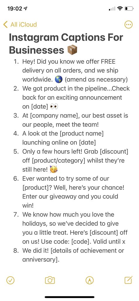 First Instagram Post Caption Ideas Business Caption6