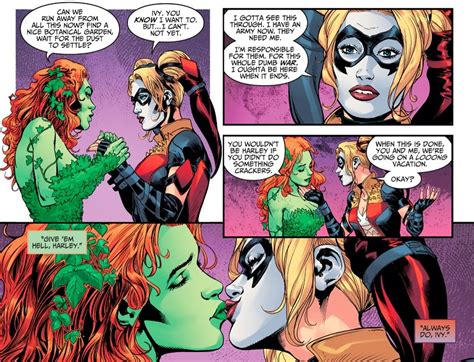 Every Time Harley Quinn And Poison Ivy Have Kissed So Far Dc