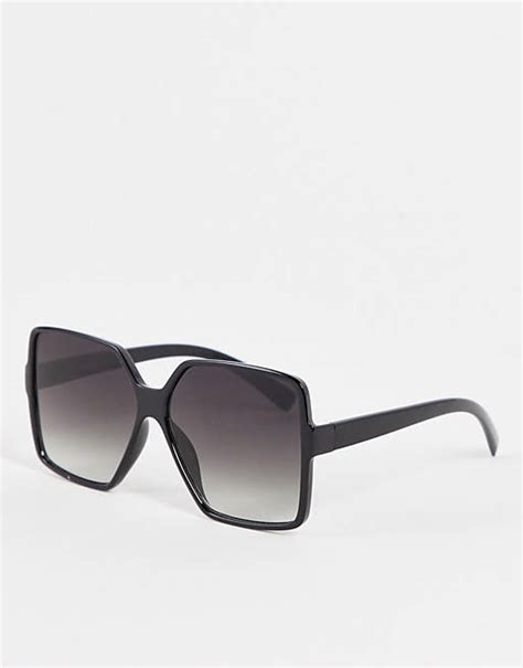 Madein Oversized Square Sunglasses Frames In Black Asos