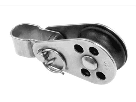 Pulley Block 25mm Removable Clip G316 Stainless Steel