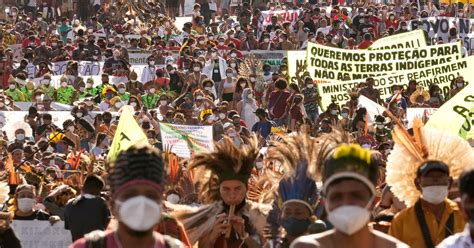 Brazil’s Indigenous March To Pressure Court On Land Ruling The Seattle Times