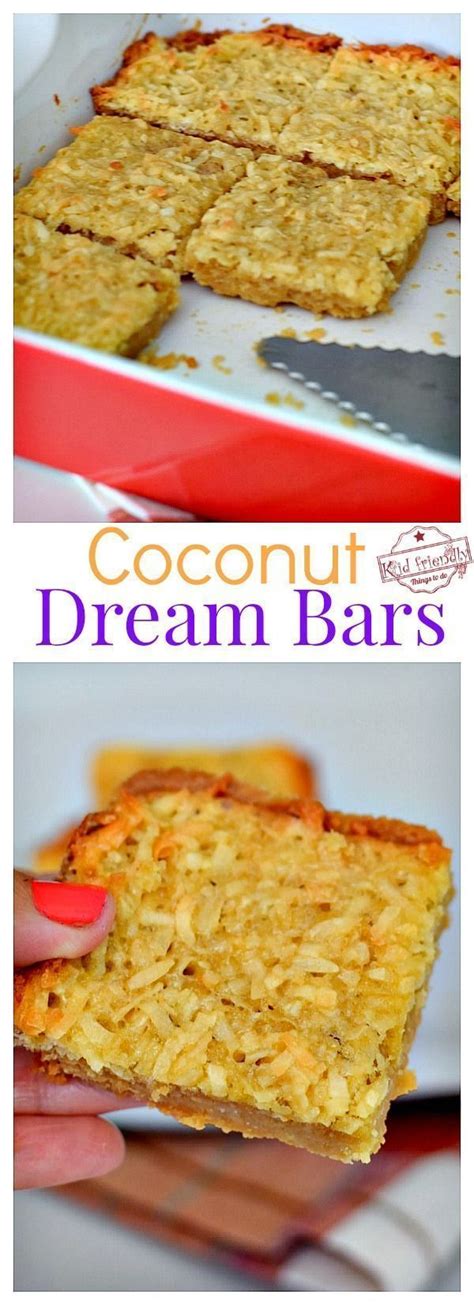 Coconut Dream Bars A Well Deserved Name They Are Dreamy Perfect For