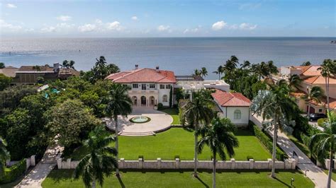 Coral Gables Estate On 62000 Square Foot Waterfront Lot Listed For A