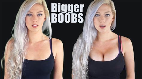 How To Make You Boobs Look Bigger Youtube