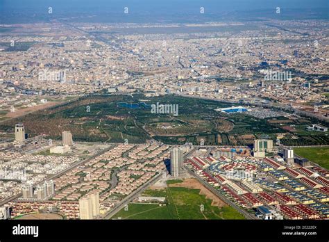 Iraq Kurdistan Erbil Aerial View Of Erbil Stock Photo Alamy