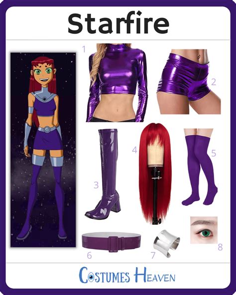 diy starfire teen titans costume ideas for cosplay halloween the best the best porn website