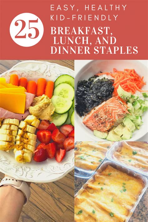 25 Kid Friendly Breakfasts Lunches And Dinners Livepalmcentral
