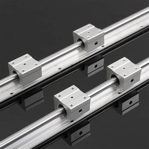 2pcs Sbr12 700mm Linear Bearing Slide Rails Linear Guide 4pcs Sbr12uu