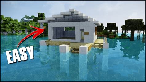 Easy Minecraft Houses On Water Minecraft Land