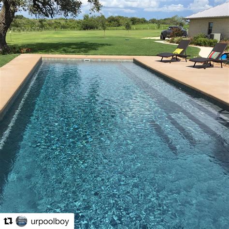 The Leisure Pools "Reflection" in Graphite Gray - stunning in the Texas