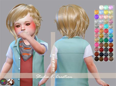 Sims 4 Ccs The Best Toddlers Hair By Karzalee