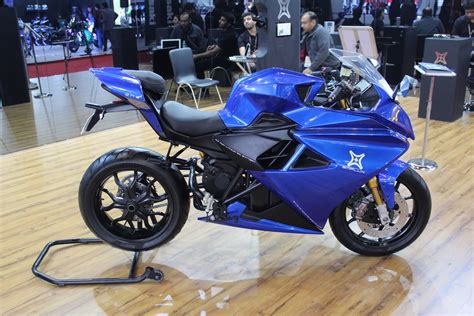 Emflux One Electric Superbike Debuts At Auto Expo 2018