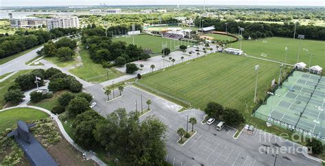 Patriots Point Soccer Stadium And College Of Charleston Photograph By