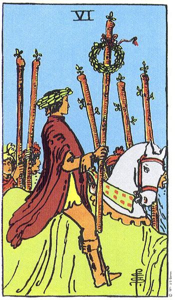 six of wands thoth tarot card