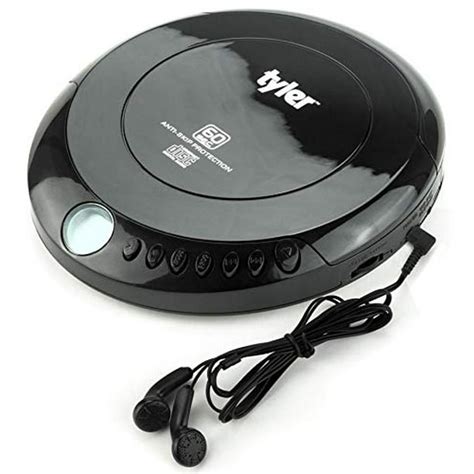 Tyler Portable Compact Anti Skip Cd Player ‚Äì Lightweight And Shockproof