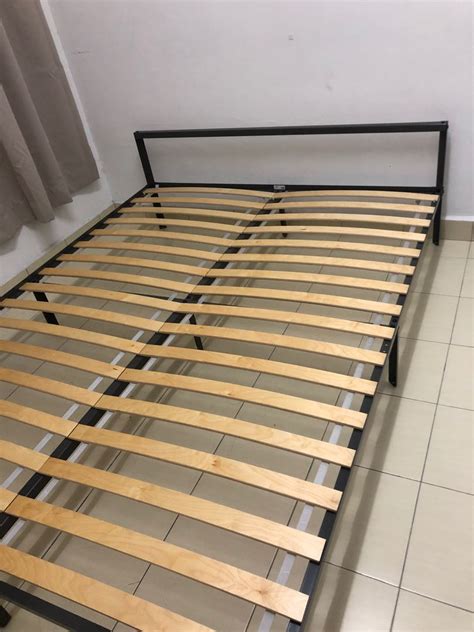 Ikea Luroy Slatted Bed Base Furniture And Home Living Furniture Bed