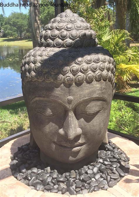 Large Garden Buddha Head Fountain 50 Buddha Buddha Head Buddha Statue