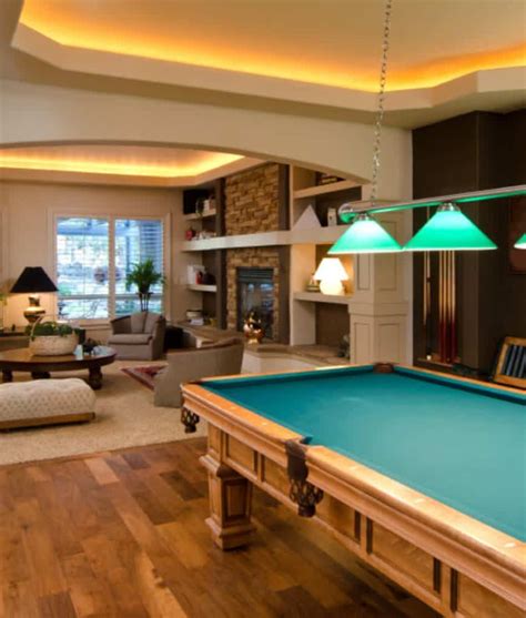 65 Rooms With A Pool Table Man Caves Included Pool Table Small