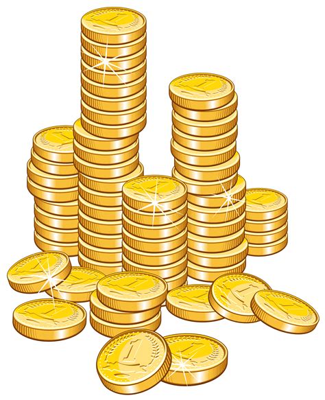Many Cartoon Gold Coins Clipart Best
