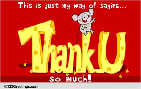 Thank U Free For Everyone Ecards Greeting Cards 123 Greetings