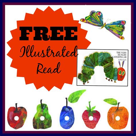 Kids love this book and there are lots of activities that can be incorporated while reading this book in this printable pack, kids will learn about different foods that the caterpillar ate as well as about the life cycle of a butterfly. FREE The Very Hungry Caterpillar Illustrated Read