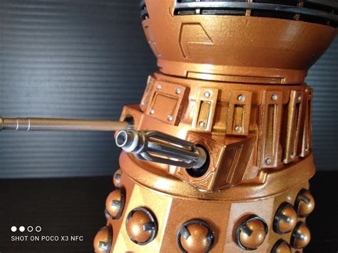 Dr Who Time Lord Victorious Golden Emperor Dalek 3d Gedruckt Etsy
