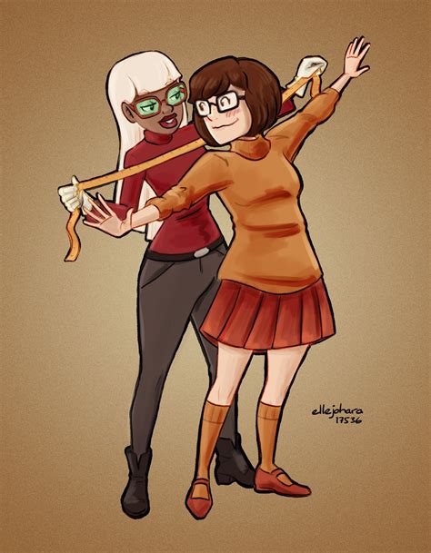 goth yoga monk völva — coco diablo and velma dinkley being extremely cute