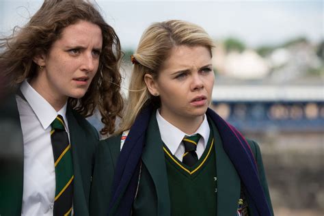 Louisa Harland Left As Orla Mccool On Derry Girls Derry Girls Cast In Real Life Popsugar