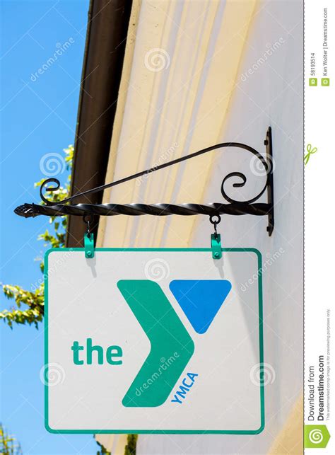 Ymca Sign And Logo Editorial Stock Image Image Of Logo 58193514