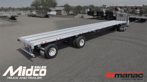 2019 Manac 53 Foot Combo Flatbed Trailer Youtube