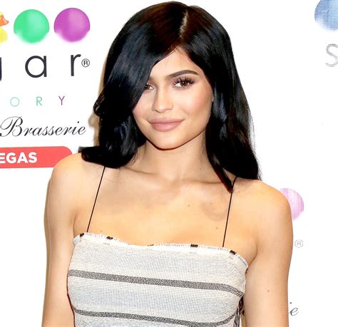 Kylie Jenner Poses In Sheer Bra Top Censors Her Nipples With Emojis