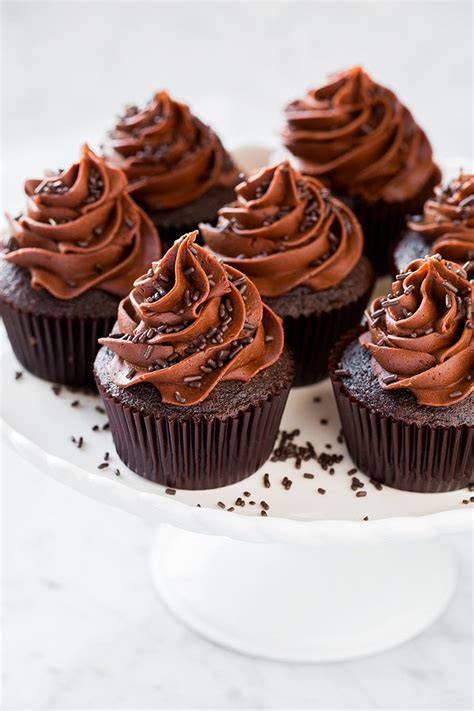 Chocolate Cupcakes With Chocolate Cupcake Frosting Cooking Classy