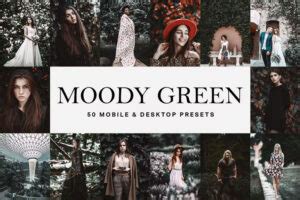 Moody Green Lightroom Presets FreeGFX U