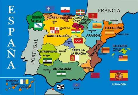 ¡esta Clase Es La Pera Mapas Políticos De España