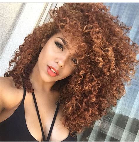 Honey Brown Curly Hair