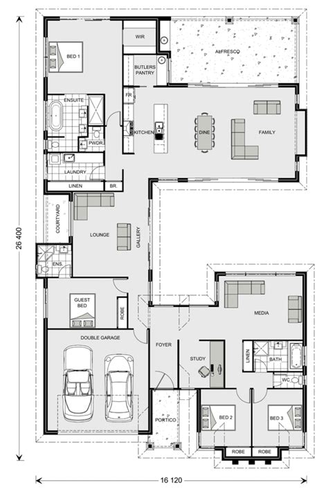 Floor Plan Friday Separate Living Zones Home Design Floor Plans Floor Plans Dream House Plans