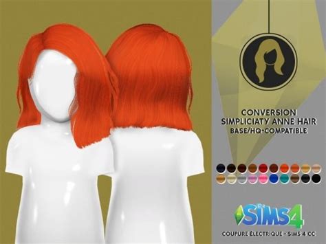 Simsdom Simplicity Simpliciaty Anne Hair Mesh Edit 80e