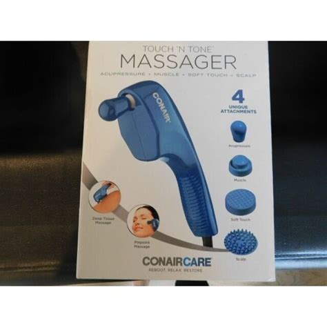 Conair Touch N Tone Massager 4 Attachments New In Box Ebay