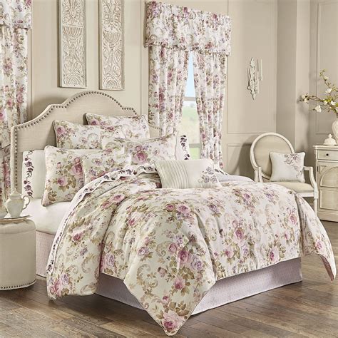 Chambord Lavender Floral Comforter Bedding By Royal Court